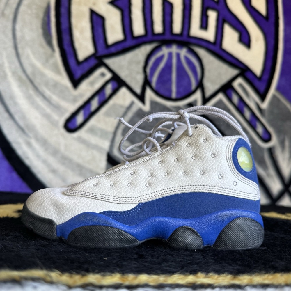 Size 13c - Nike Air Jordan 13 XIII White Blue Hyper Royal (414575-117)